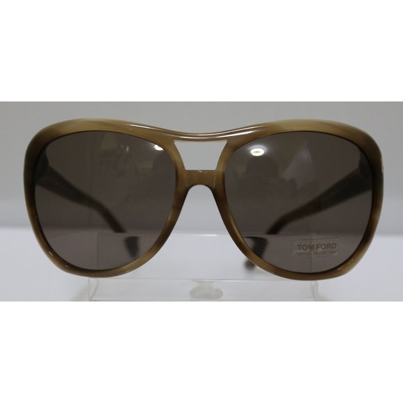 New Tom Ford Brown Horn Sunglasses main image 4